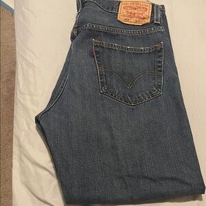 Levi's Men's Dark Blue Straight Jeans 34x30